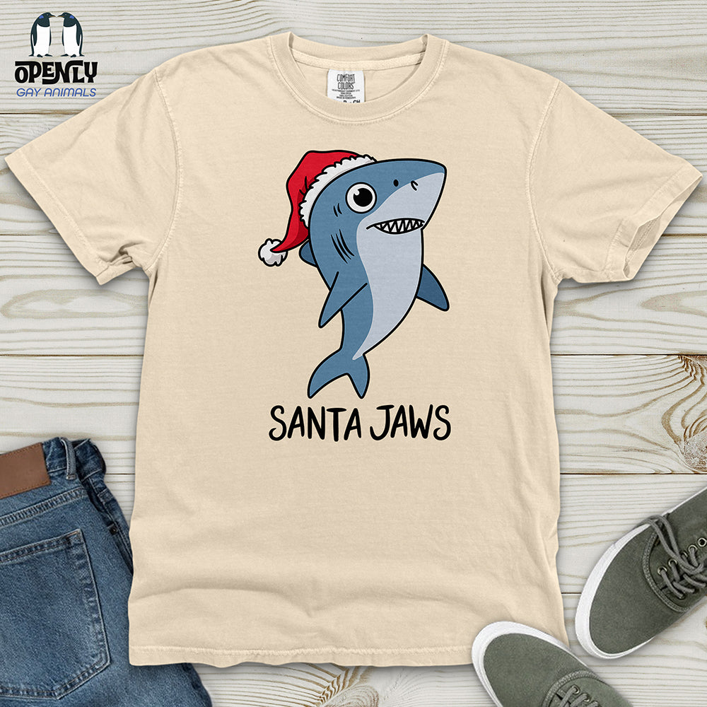 Santa Jaws Heavy Cotton Comfort Colors Tee