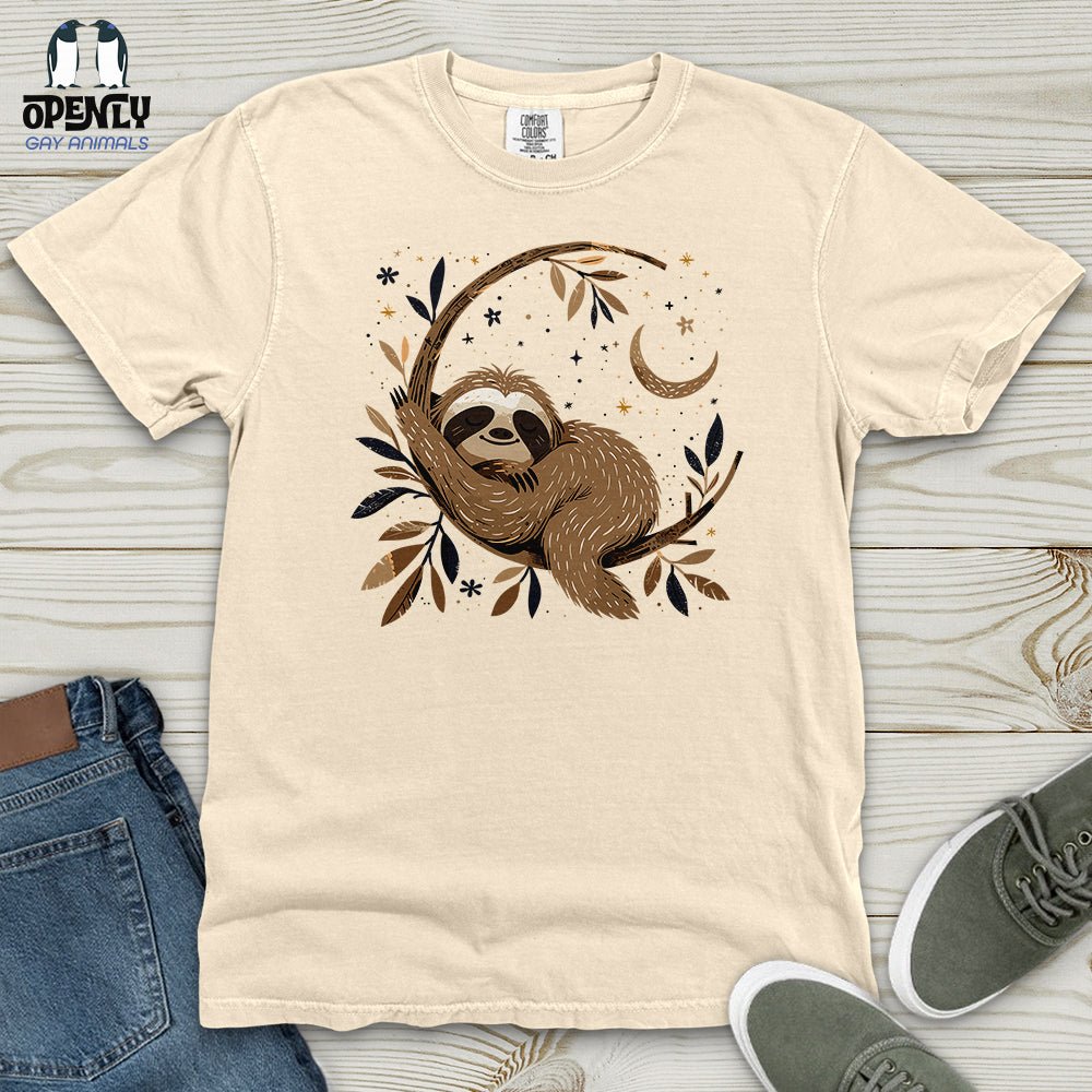 Cosmic Sloth Dreams Heavy Cotton Comfort Colors Tee