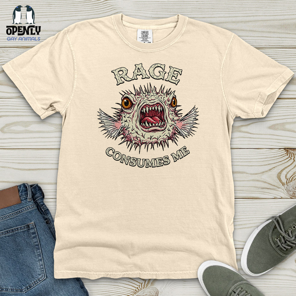 Rage Consumes Me Heavy Cotton Comfort Colors Tee
