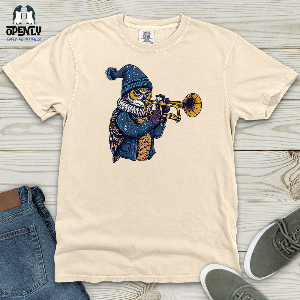 Owl Trumpet Performance Heavy Cotton Comfort Colors Tee
