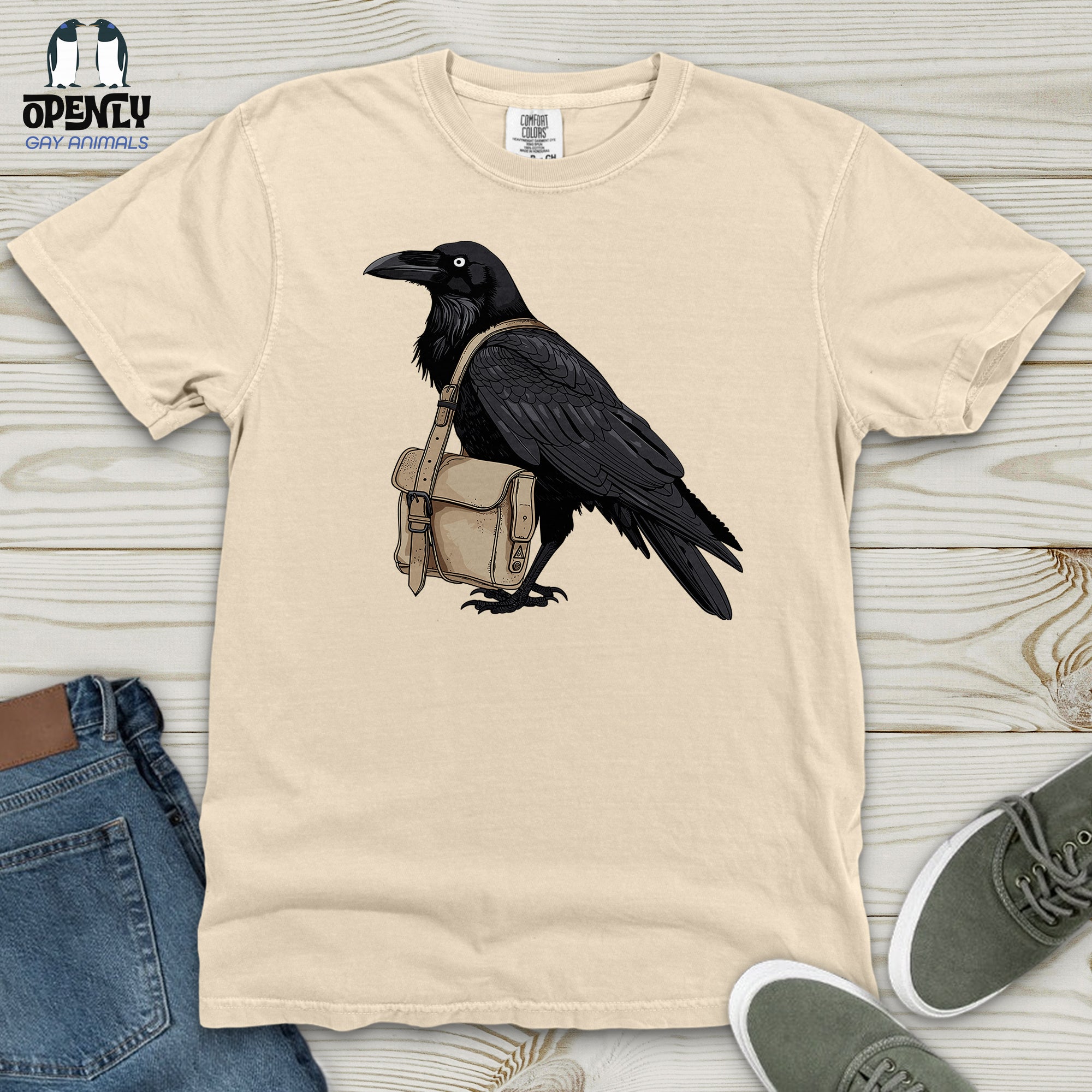 Raven Postal Carrier Heavy Cotton Comfort Colors Tee