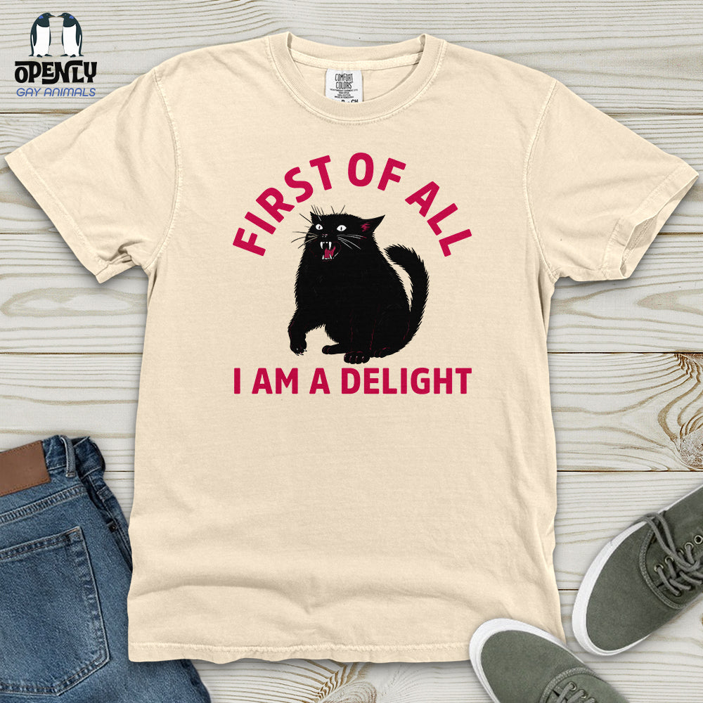 First of All I Am a Delight 03 Heavy Cotton Comfort Colors Tee