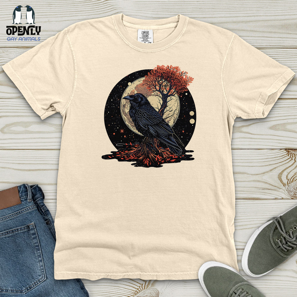 Mystical Raven Moon Heavy Cotton Comfort Colors Tee