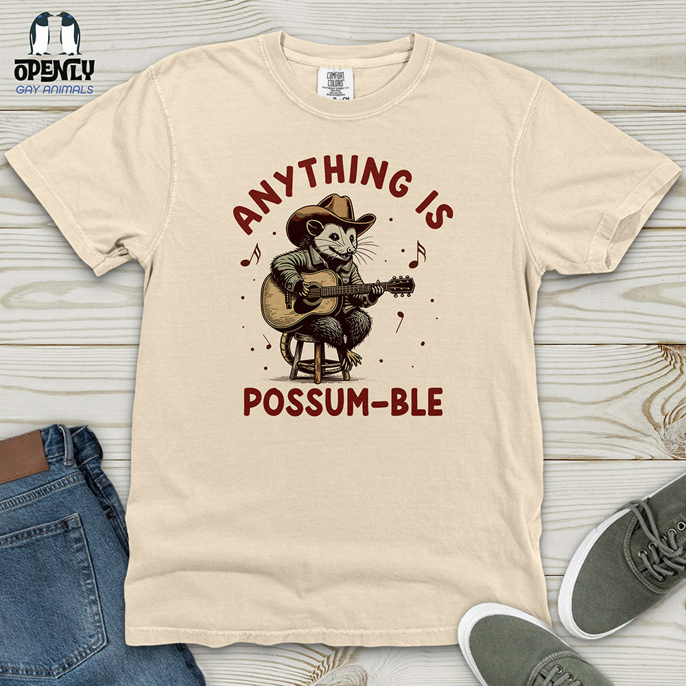 Anything Is Possum-Ble Heavy Cotton Comfort Colors Tee