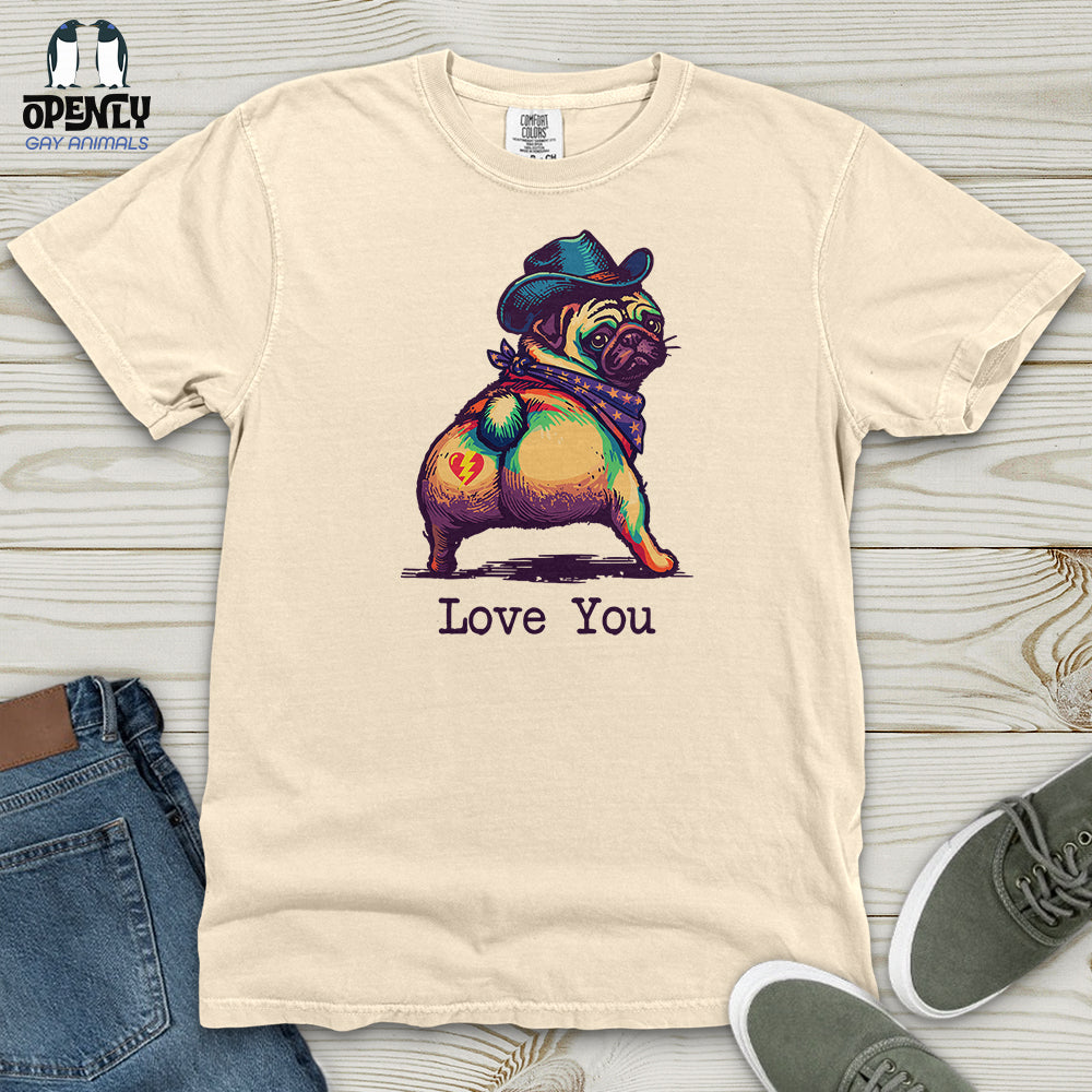 Love You Heavy Cotton Comfort Colors Tee