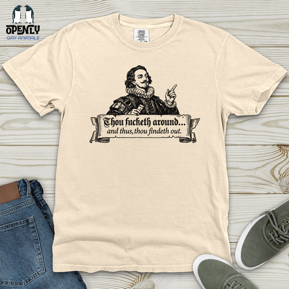 William Shakespeare Quote Heavy Cotton Comfort Colors Tee