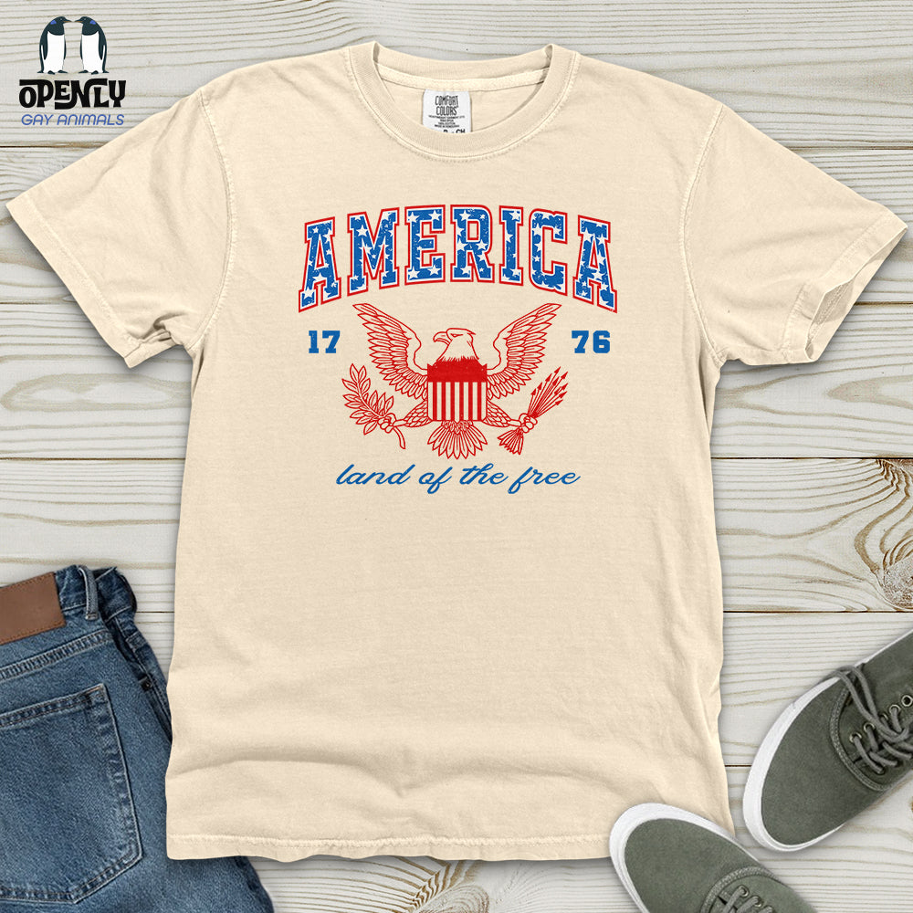 America Land of the Free 02 Heavy Cotton Comfort Colors Tee