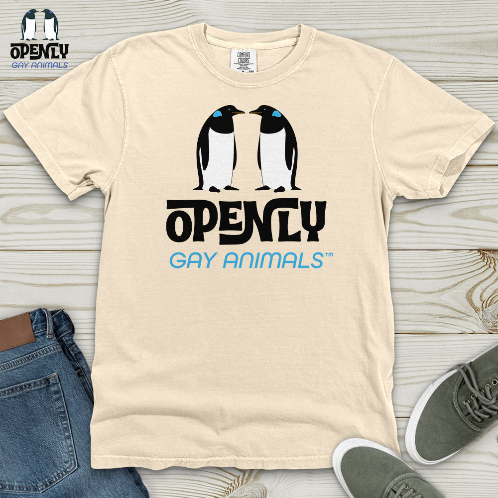 OpenlyGayAnimals Logo Heavy Cotton Comfort Colors Tee