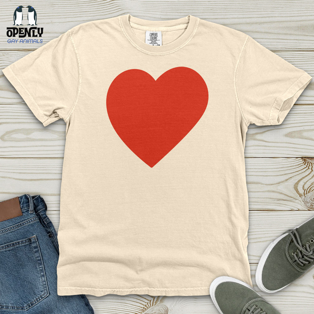 Heart Tee Heavy Cotton Comfort Colors Tee