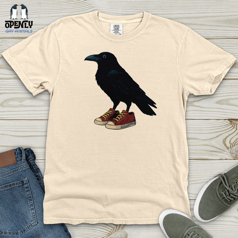 Raven Wearing Sneakers Heavy Cotton Comfort Colors Tee