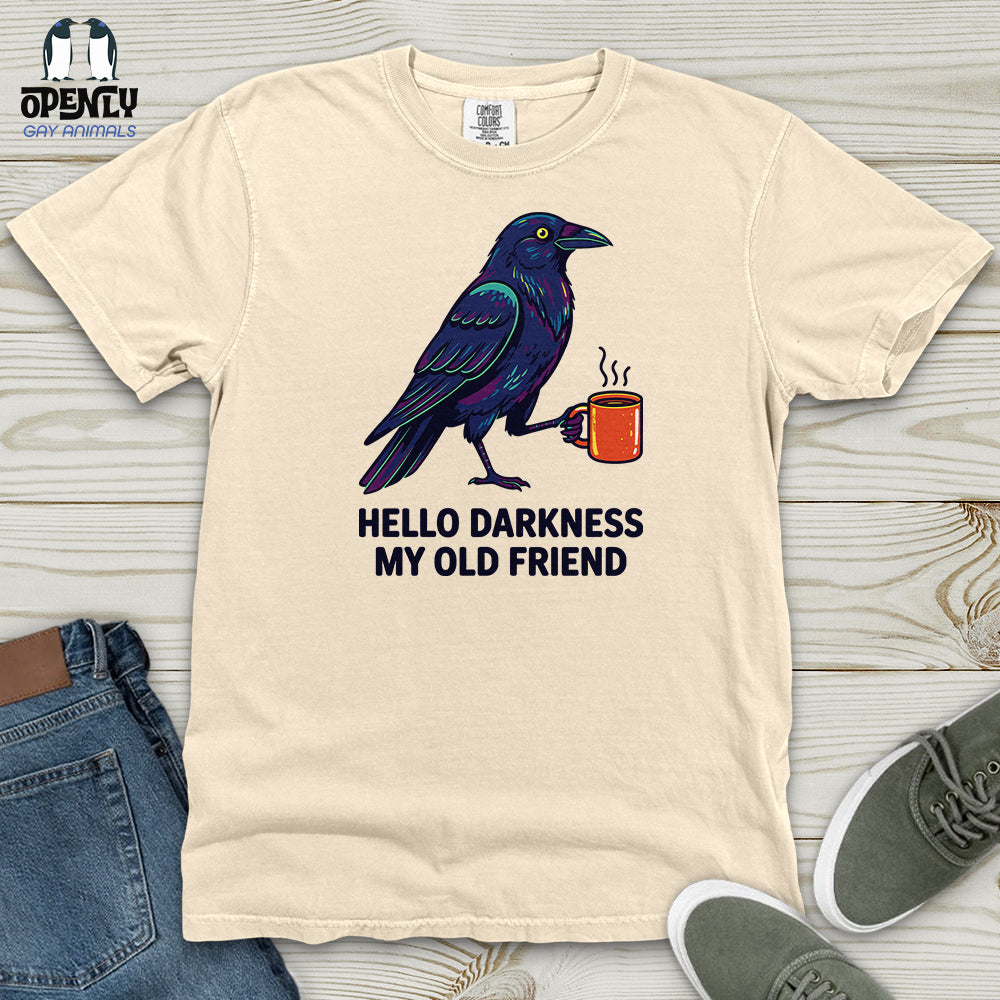 Hello Darkness My Old Friend Heavy Cotton Comfort Colors Tee