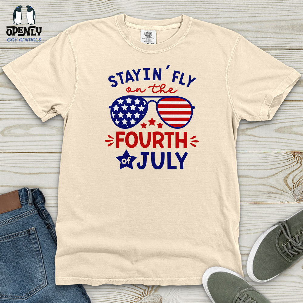 Stayin' Fly on the Fourth of July Heavy Cotton Comfort Colors Tee