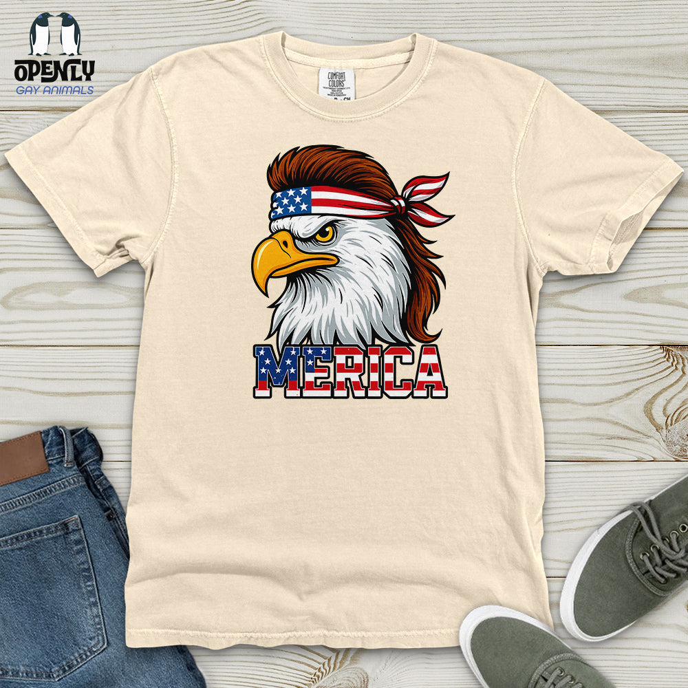 Merica Eagle Heavy Cotton Comfort Colors Tee