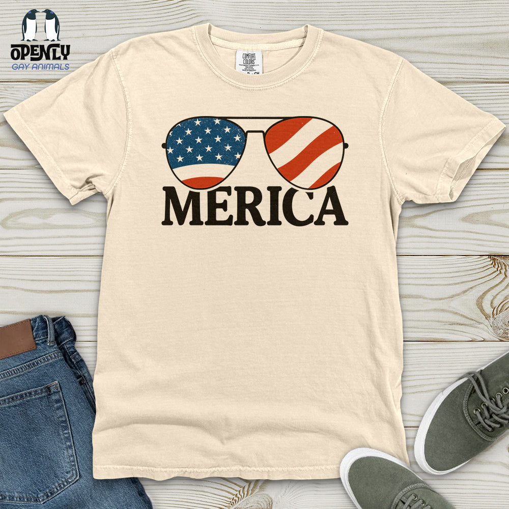 4Th of July Merica Heavy Cotton Comfort Colors Tee