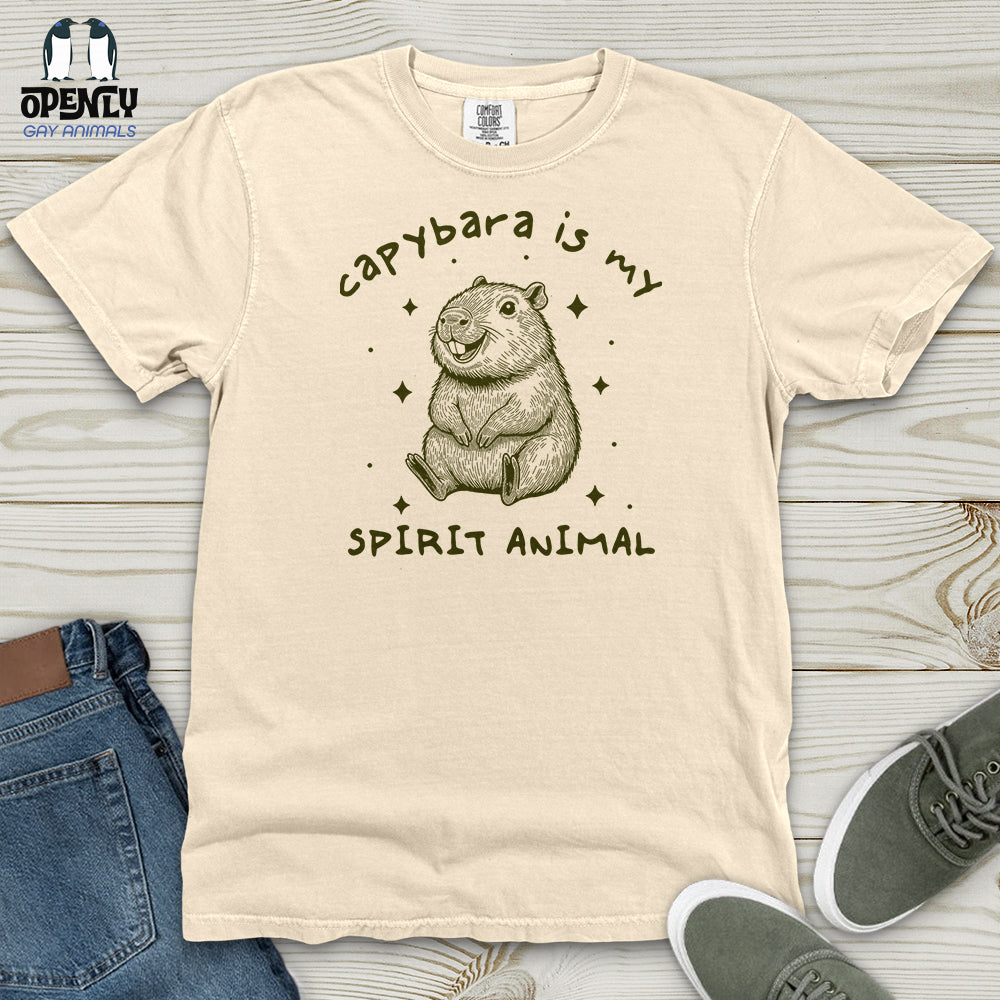 Capybara is My SPIRIT ANIMAL Heavy Cotton Comfort Colors Tee