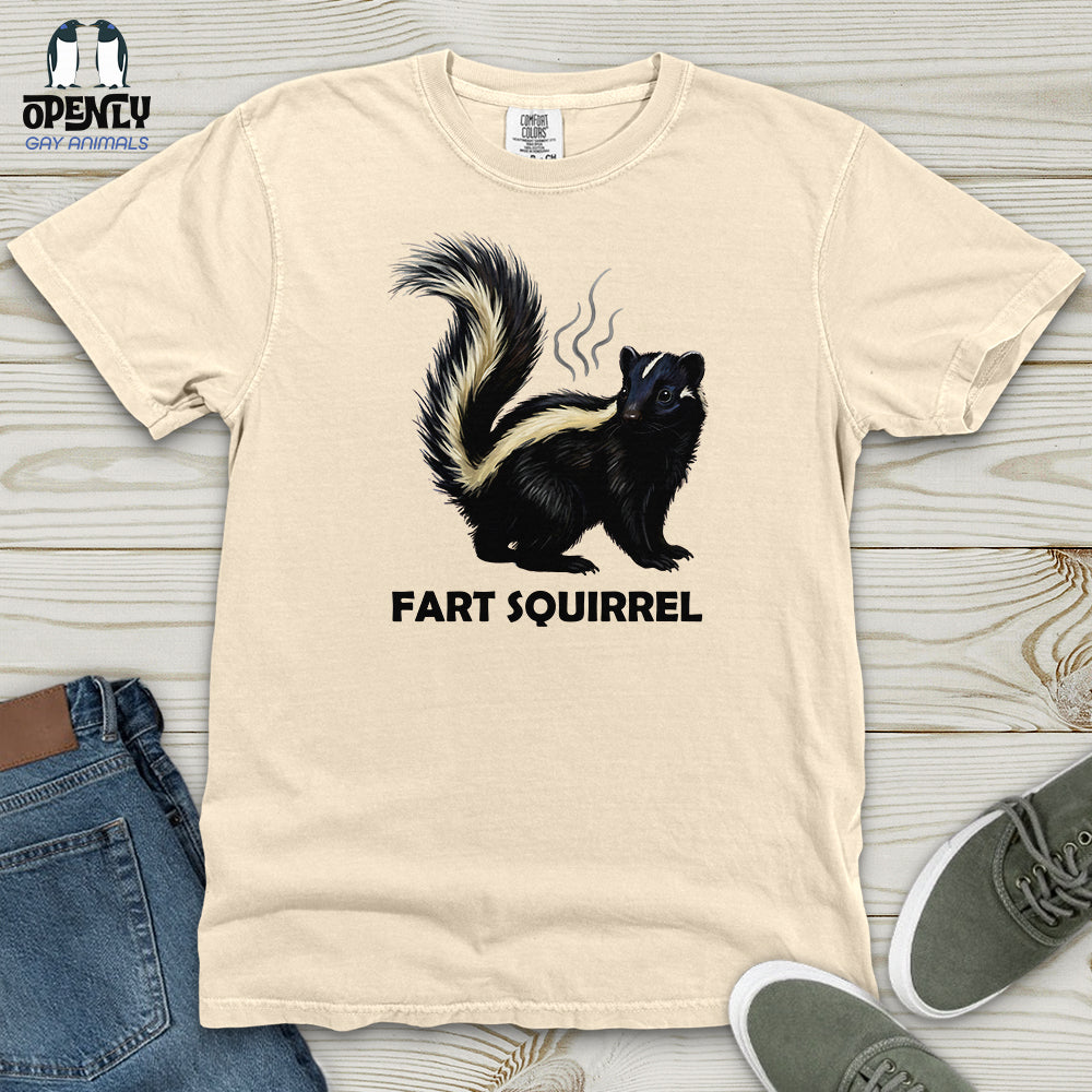 Fart Squirrel Heavy Cotton Comfort Colors Tee