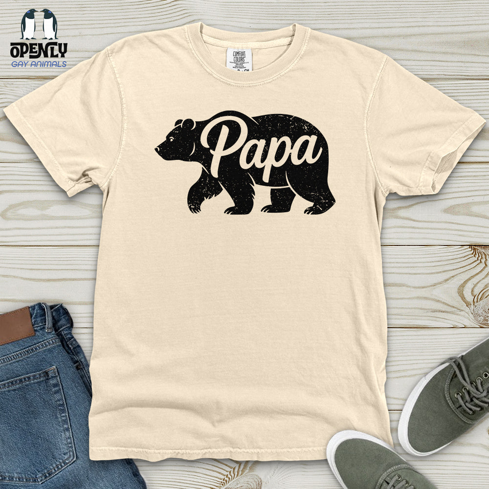 Papa Bear Heavy Cotton Comfort Colors Tee