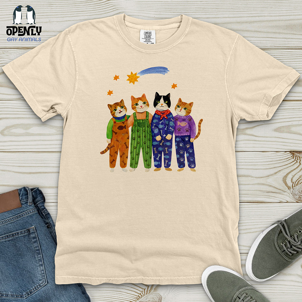 Cat in Sunny Day Heavy Cotton Comfort Colors Tee