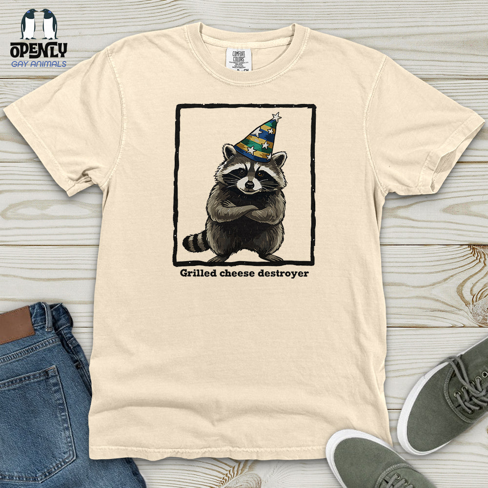 Grilled Cheese Destroyer Heavy Cotton Comfort Colors Tee