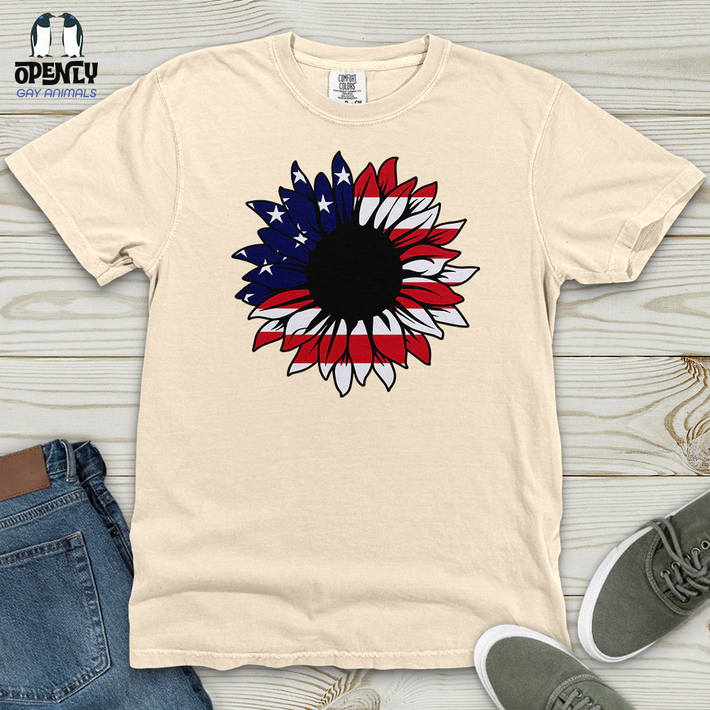 USA Sunflower Heavy Cotton Comfort Colors Tee