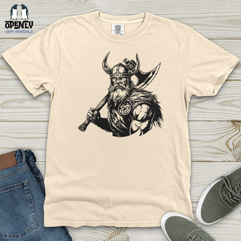 Viking Warrior Emblem Heavy Cotton Comfort Colors Tee