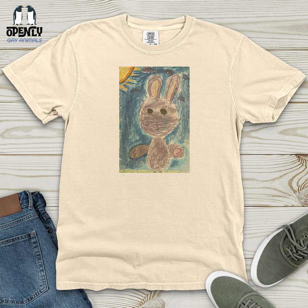 Glitch Bunny Faded Heavy Cotton Comfort Colors Tee