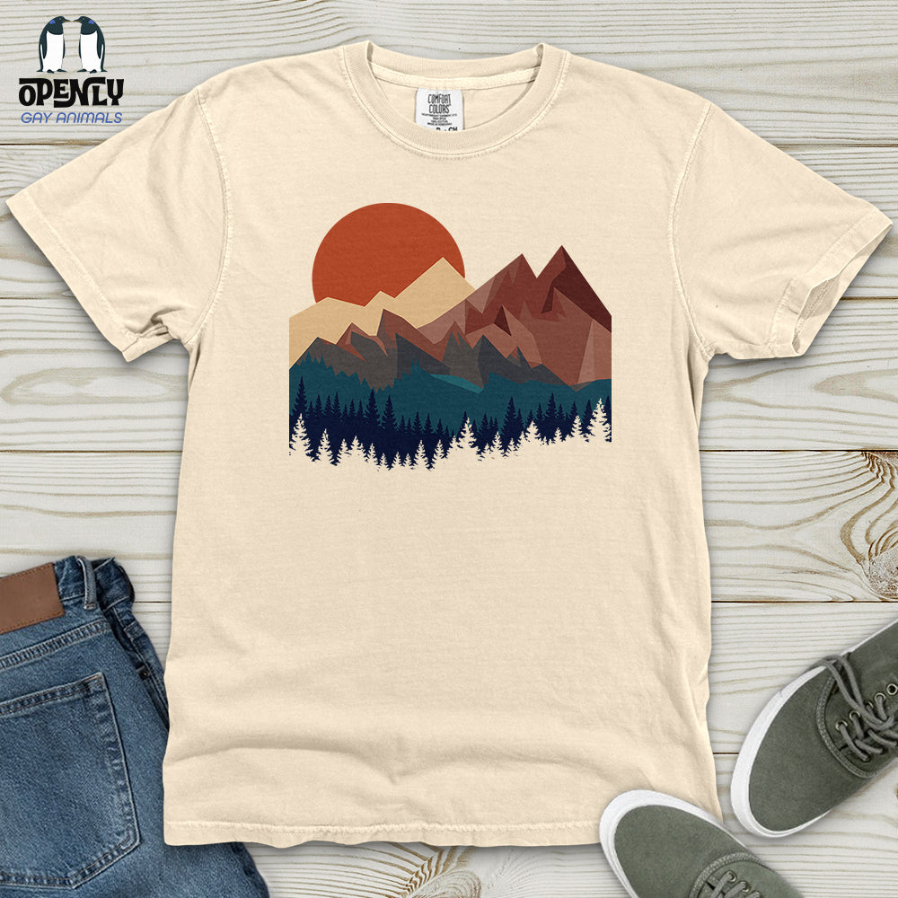 Mountain Landscape Heavy Cotton Comfort Colors Tee