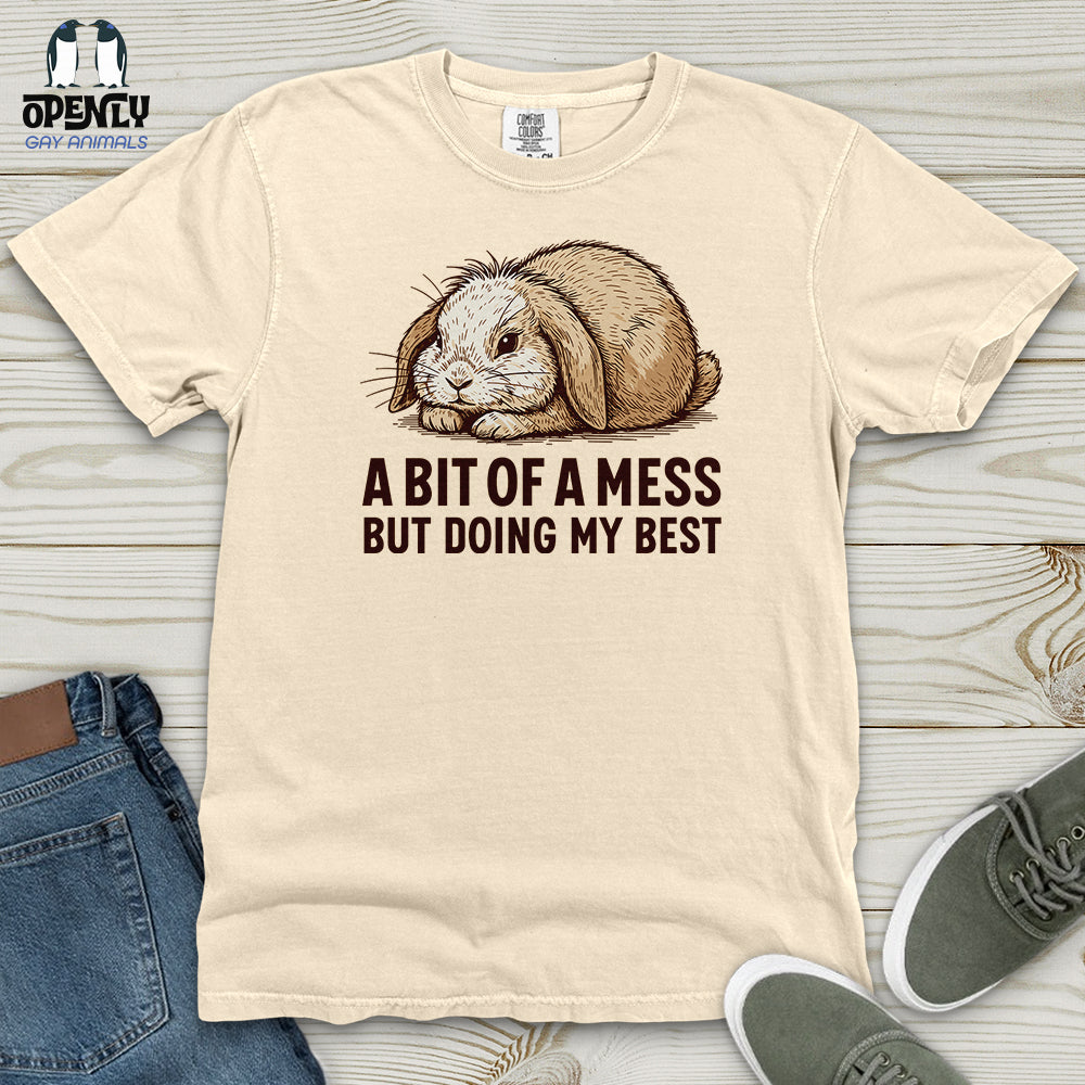 A Bit Of A Mess But Doing My Best Heavy Cotton Comfort Colors Tee