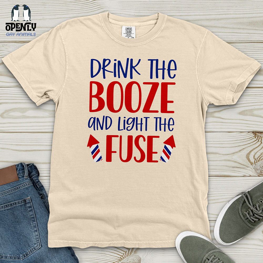 Drink The Booze Heavy Cotton Comfort Colors Tee