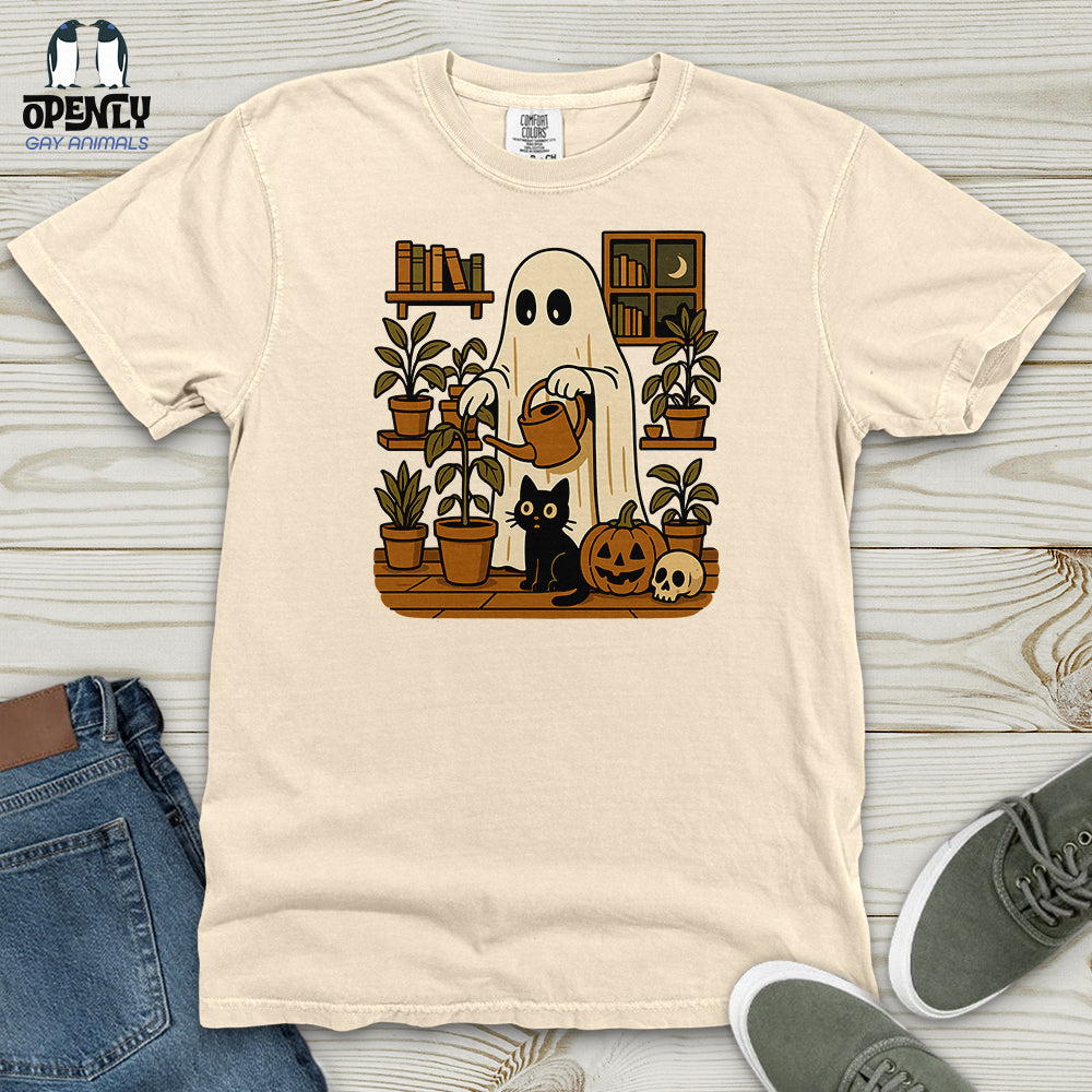 Retro Ghost Gardening Heavy Cotton Comfort Colors Tee