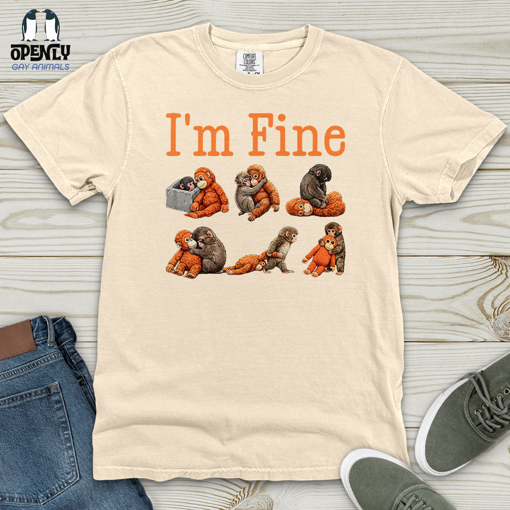 I'm Fine 02 Heavy Cotton Comfort Colors Tee