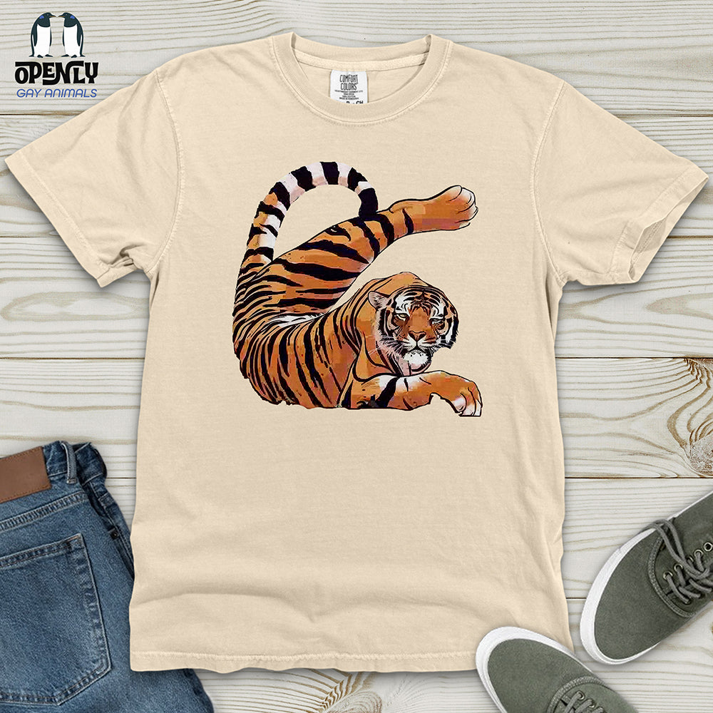 Stretching Tiger Heavy Cotton Comfort Colors Tee