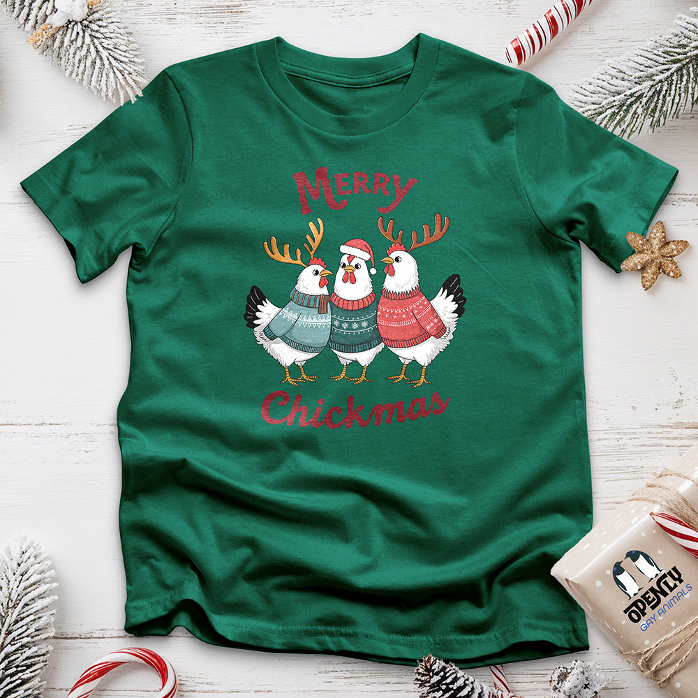 Merry Chickmas Unisex t-shirt