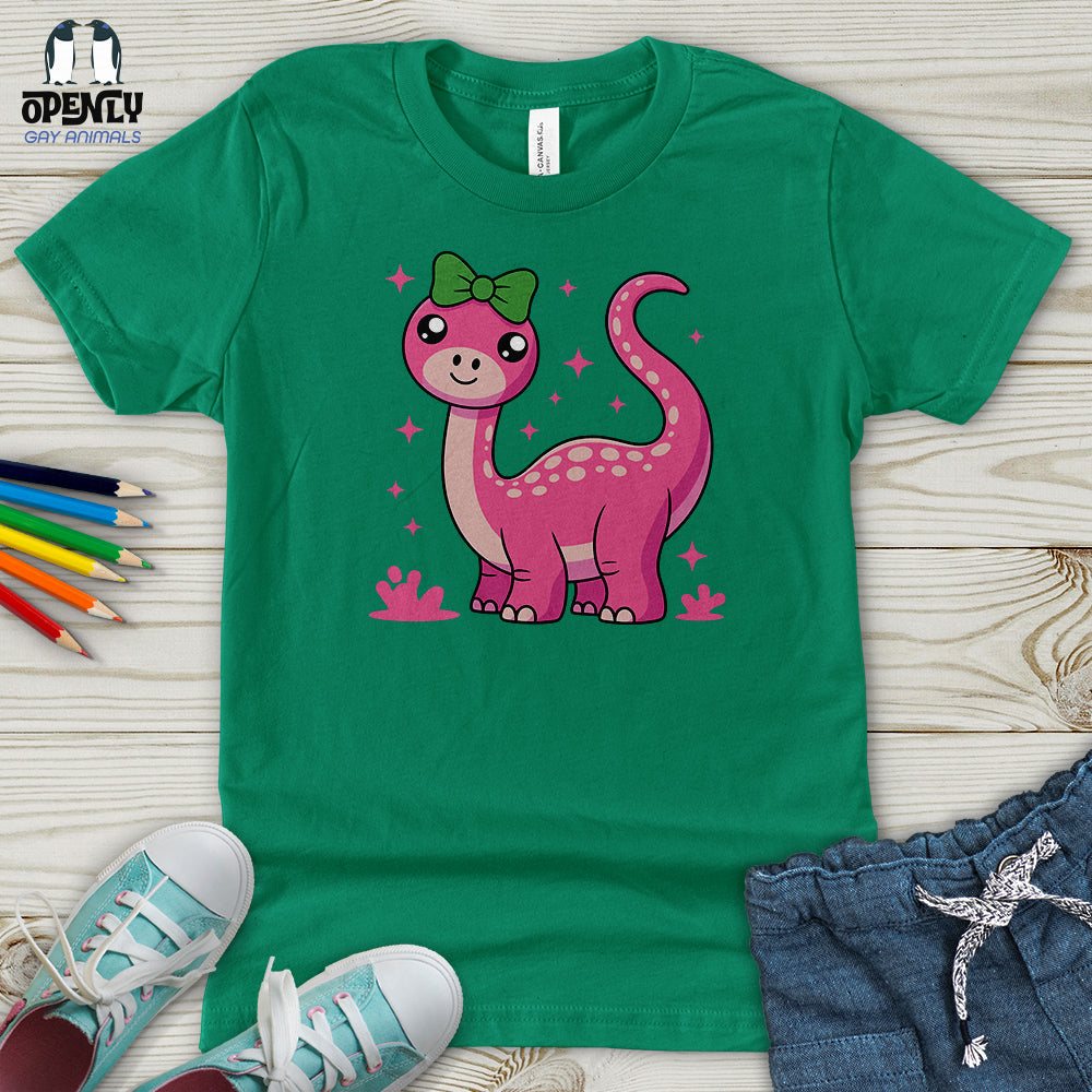 Pink Dinosaur Youth T-Shirt