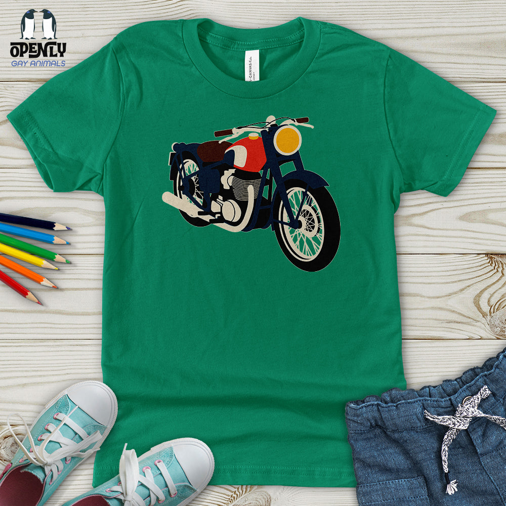 Vintage Motorcycle Youth T-Shirt