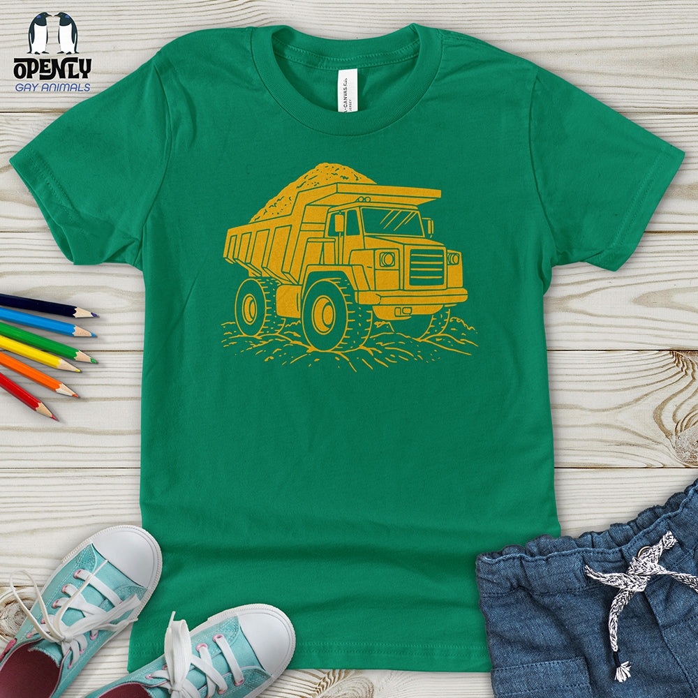Dump Truck Power Youth T-Shirt