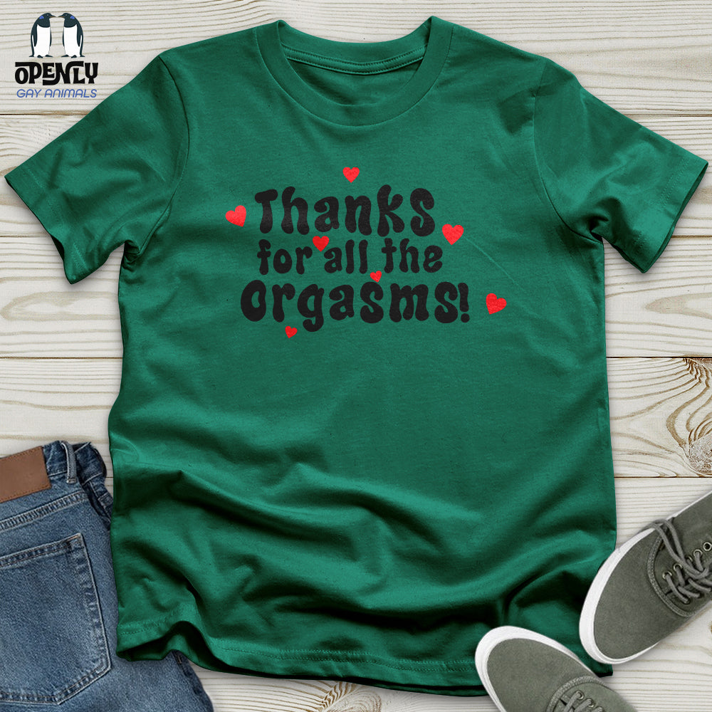 Thanks For The Orgasms Unisex T-Shirt