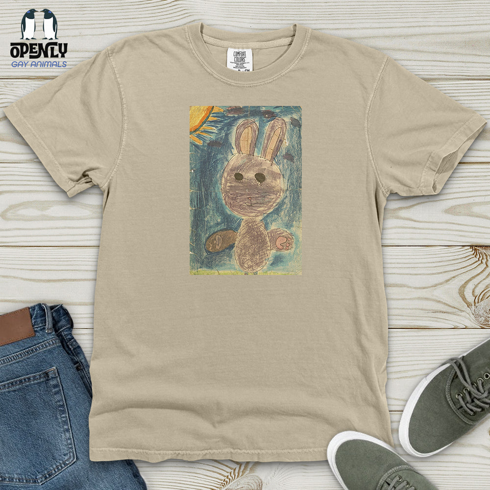 Glitch Bunny Faded Heavy Cotton Comfort Colors Tee