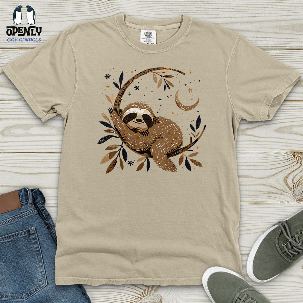 Cosmic Sloth Dreams Heavy Cotton Comfort Colors Tee