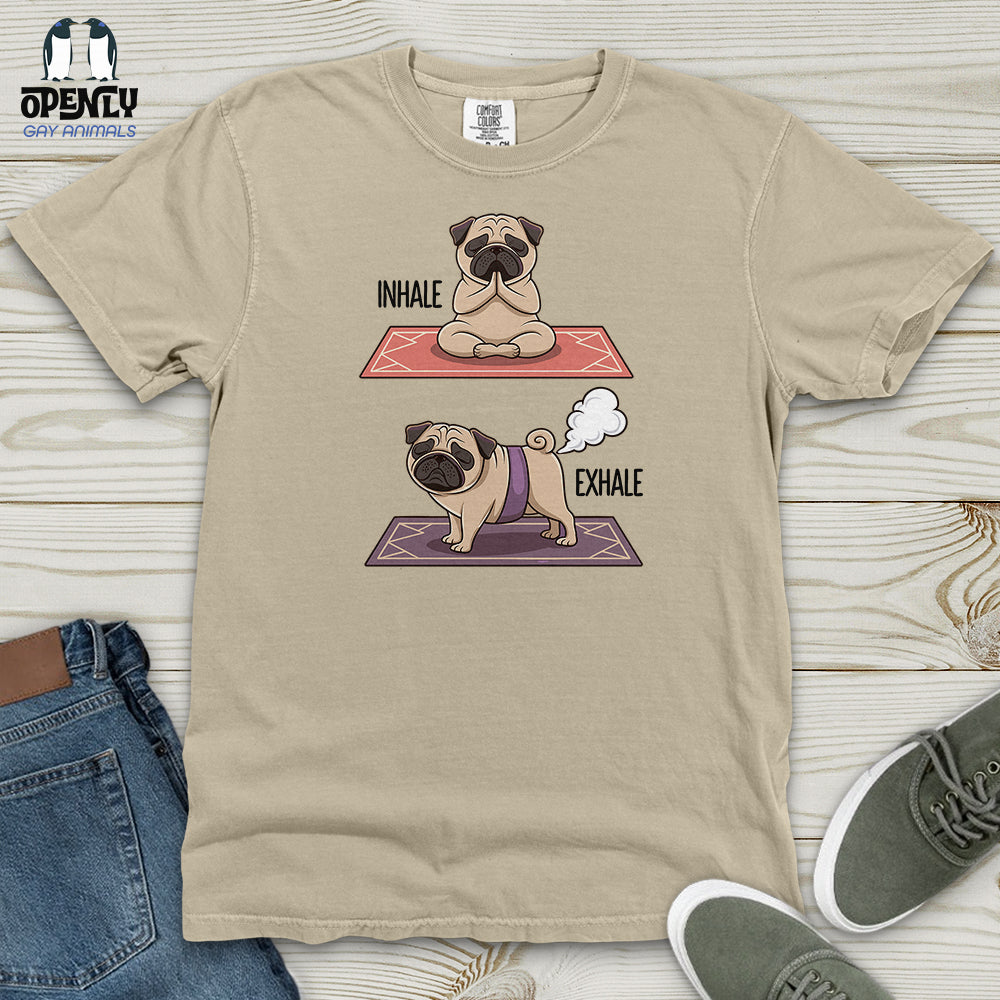 Inhale, Exhale Dog Heavy Cotton Comfort Colors Tee