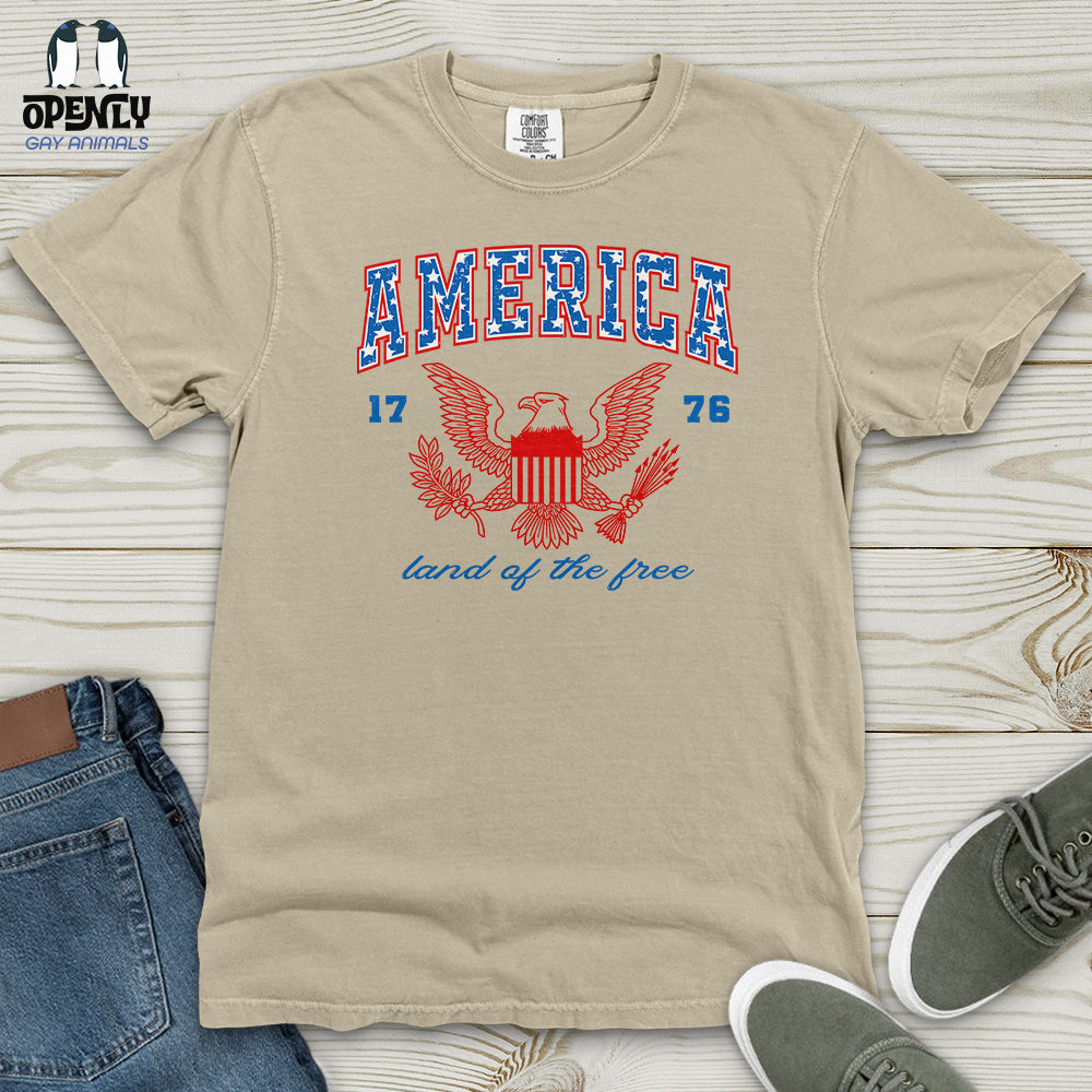 America Land of the Free 02 Heavy Cotton Comfort Colors Tee