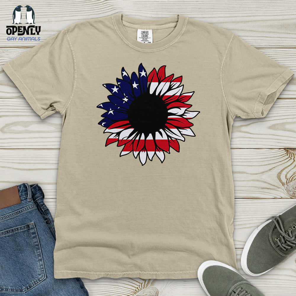 USA Sunflower Heavy Cotton Comfort Colors Tee