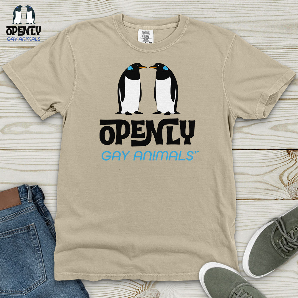 OpenlyGayAnimals Logo Heavy Cotton Comfort Colors Tee