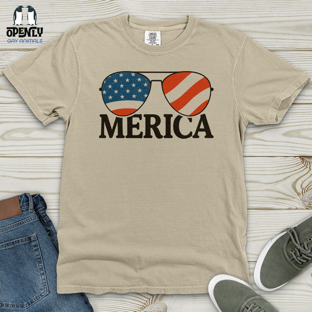 4Th of July Merica Heavy Cotton Comfort Colors Tee