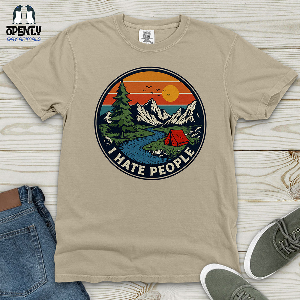 I Hate People Heavy Cotton Comfort Colors Tee