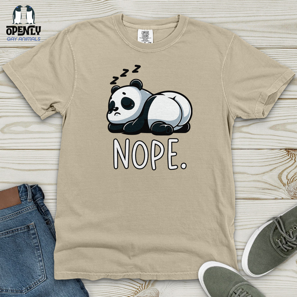 Panda Nope Heavy Cotton Comfort Colors Tee
