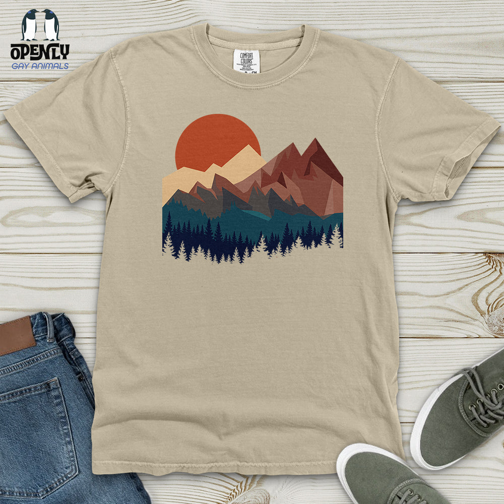 Mountain Landscape Heavy Cotton Comfort Colors Tee