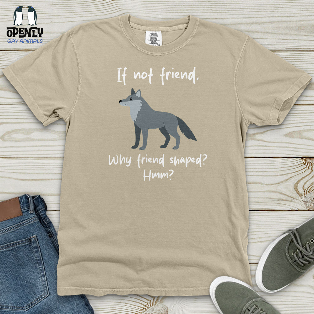 Wolf Friend Shaped Heavy Cotton Comfort Colors Tee