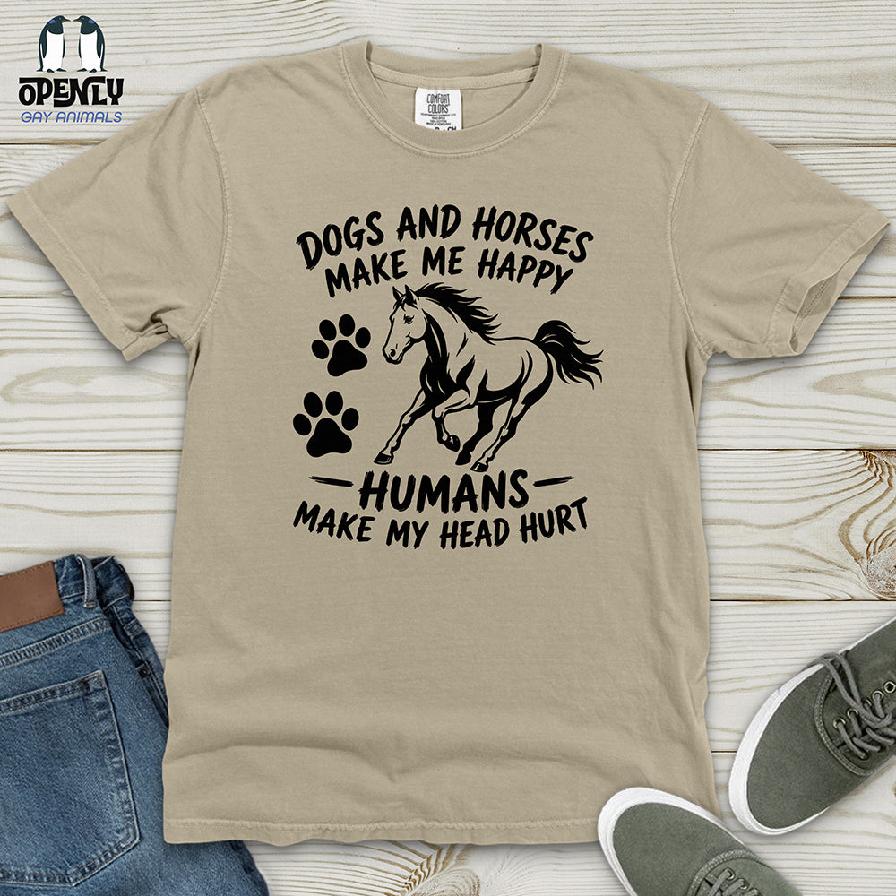 Humans Make My Head Hurt Heavy Cotton Comfort Colors Tee
