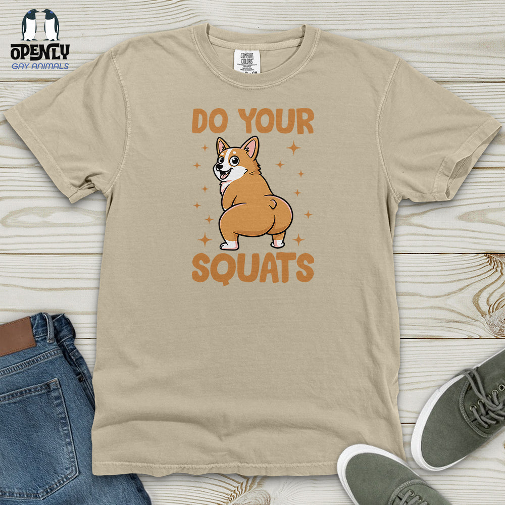 Do Your Squats Heavy Cotton Comfort Colors Tee